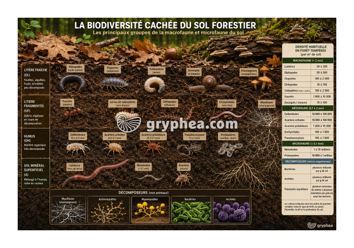 La biodiversité cachée du sol forestier - gryphea.org